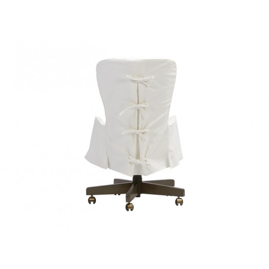 Bristol Slipcovered Desk Chair 達森家居